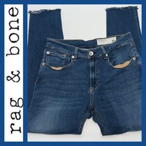 👖RAG & BONE CATE MID-RISE ANKLE SKINNY JEANS IN MARION SIZE 30